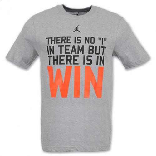 Jordan T-Shirt There is no i in team Tee